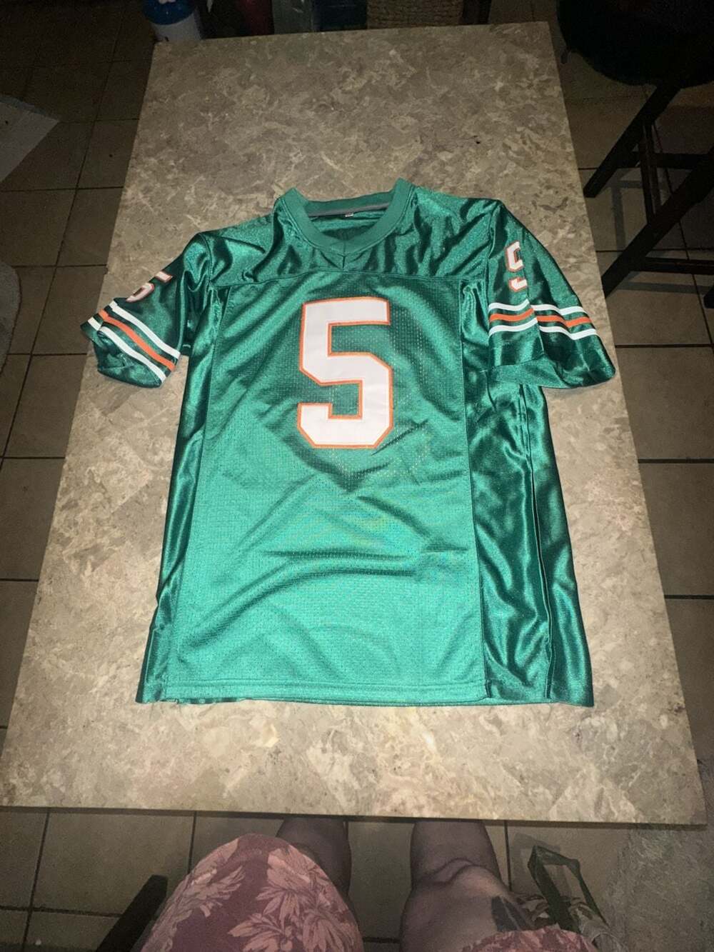 Ray Finkle #5 Ace Ventura Pet Detective Miami Dolphins Football Jersey